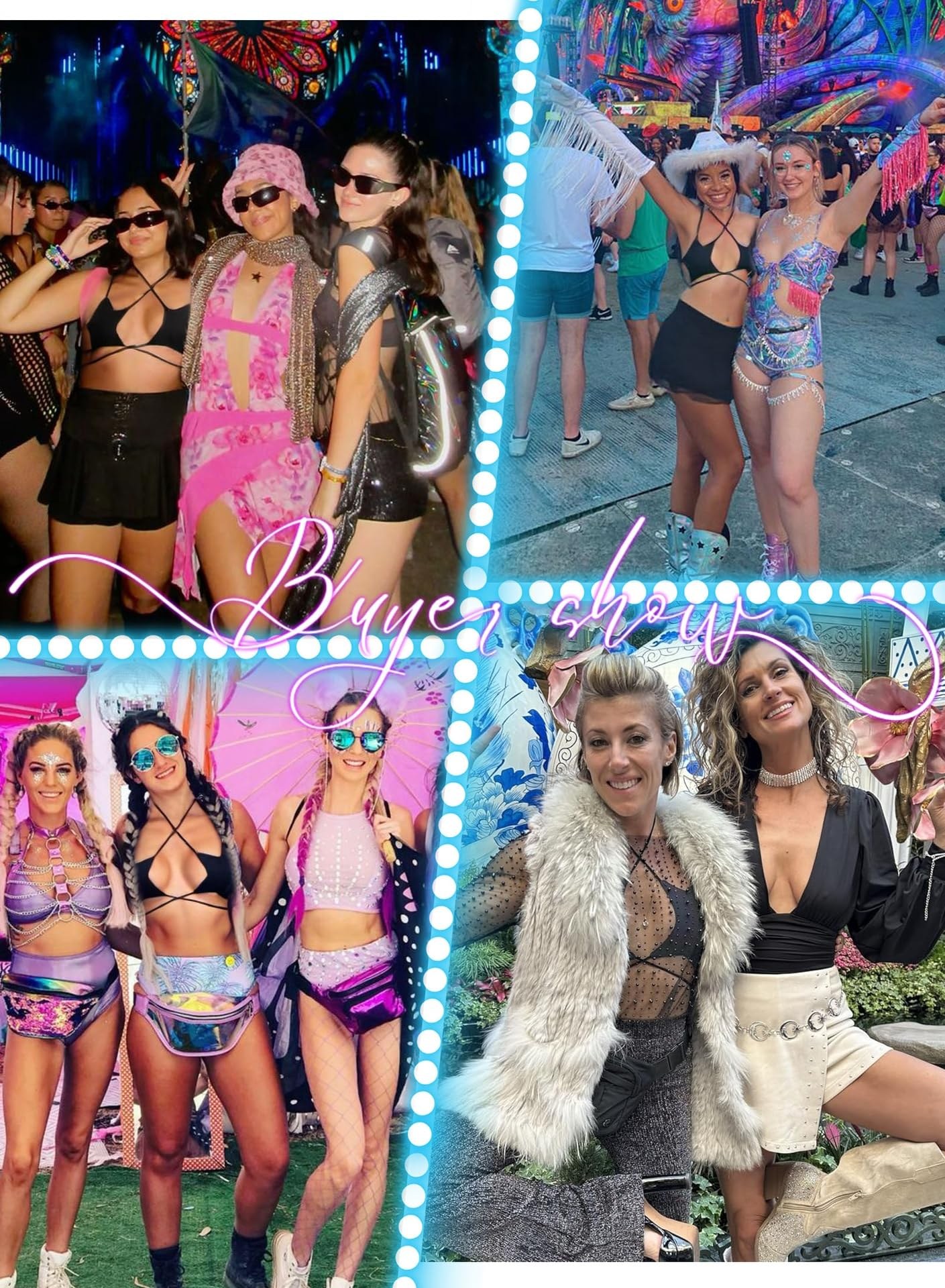 brassière dos nu bretelles croisées femme festival rave soirée techno - photo 5