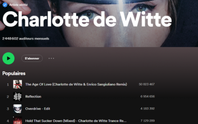 charlotte de witte salaire revenu combien gagne spotify