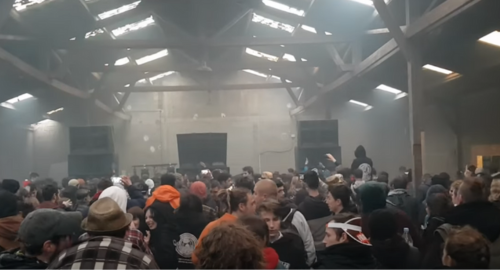 rave party hangar