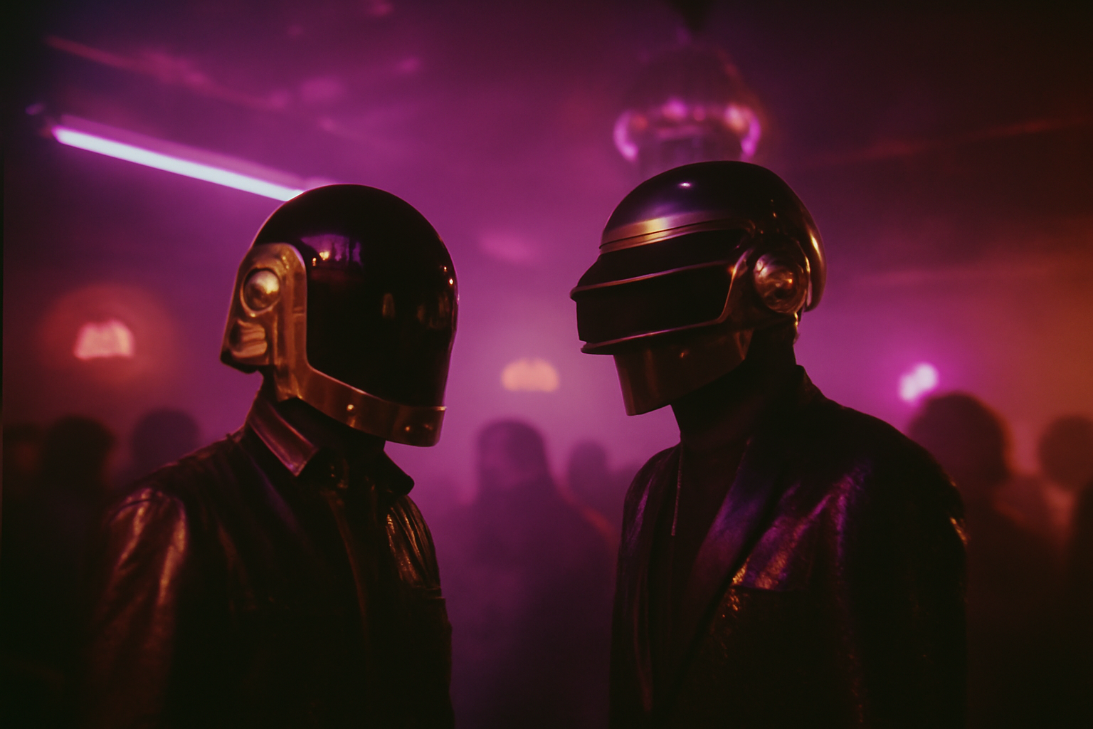 Ambiance French Touch dans un club parisien des années 90