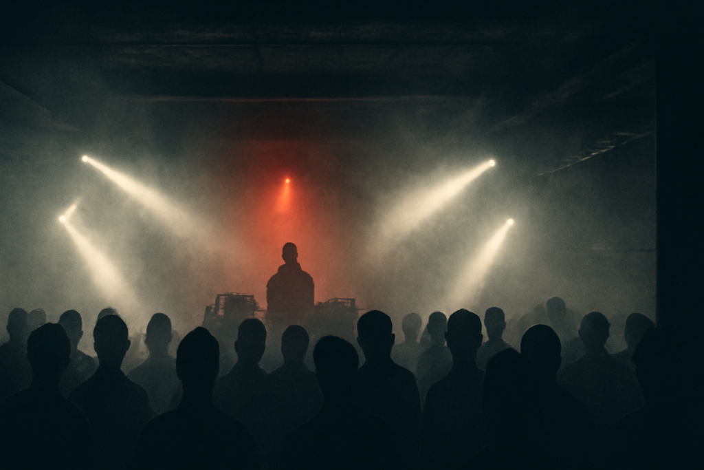 Lire la suite à propos de l’article 10 artistes industrial techno / EBM à découvrir absolument (guide d&rsquo;écoute 2026)