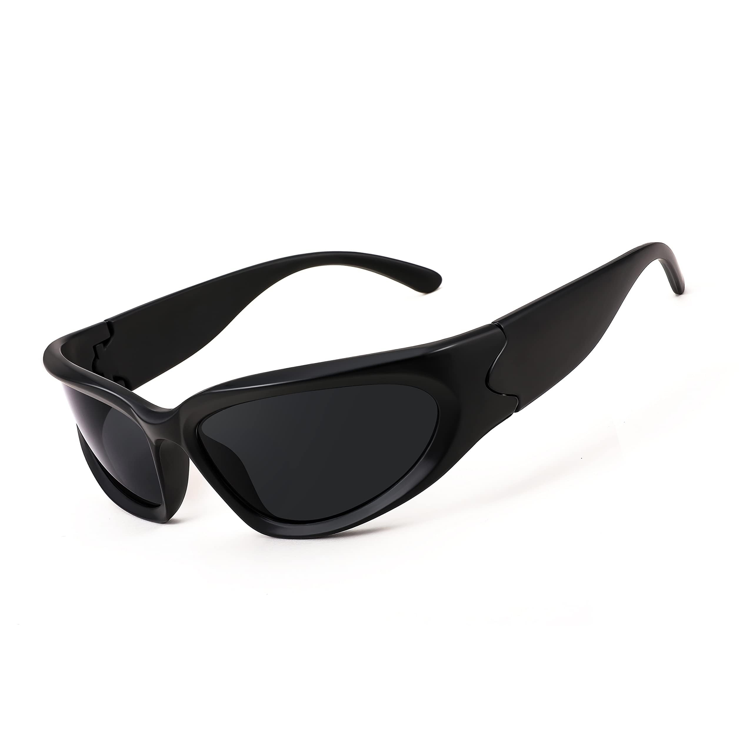 Lunettes Rave Wraparound Y2K