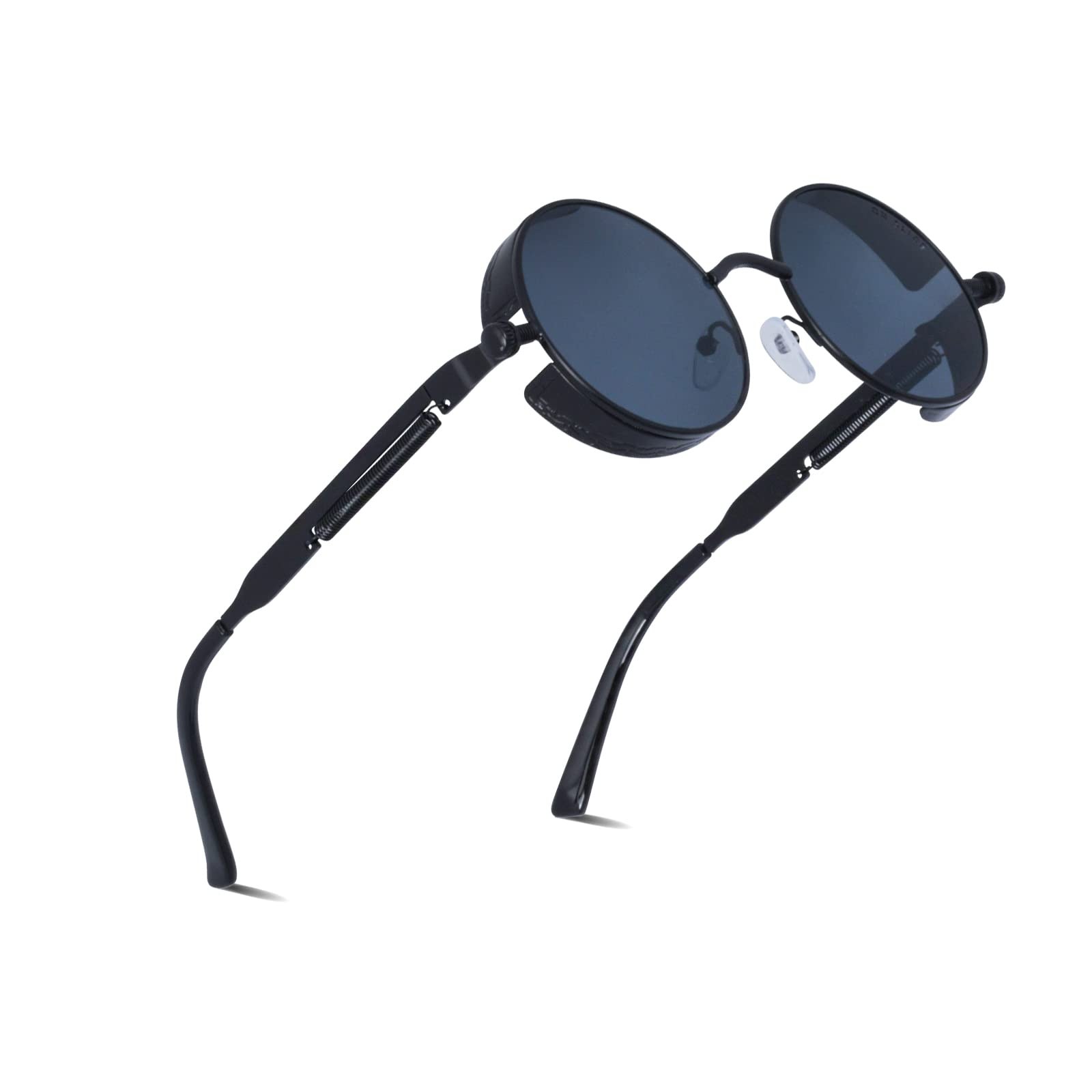 Lunettes Steampunk Polarisées Métal Vintage