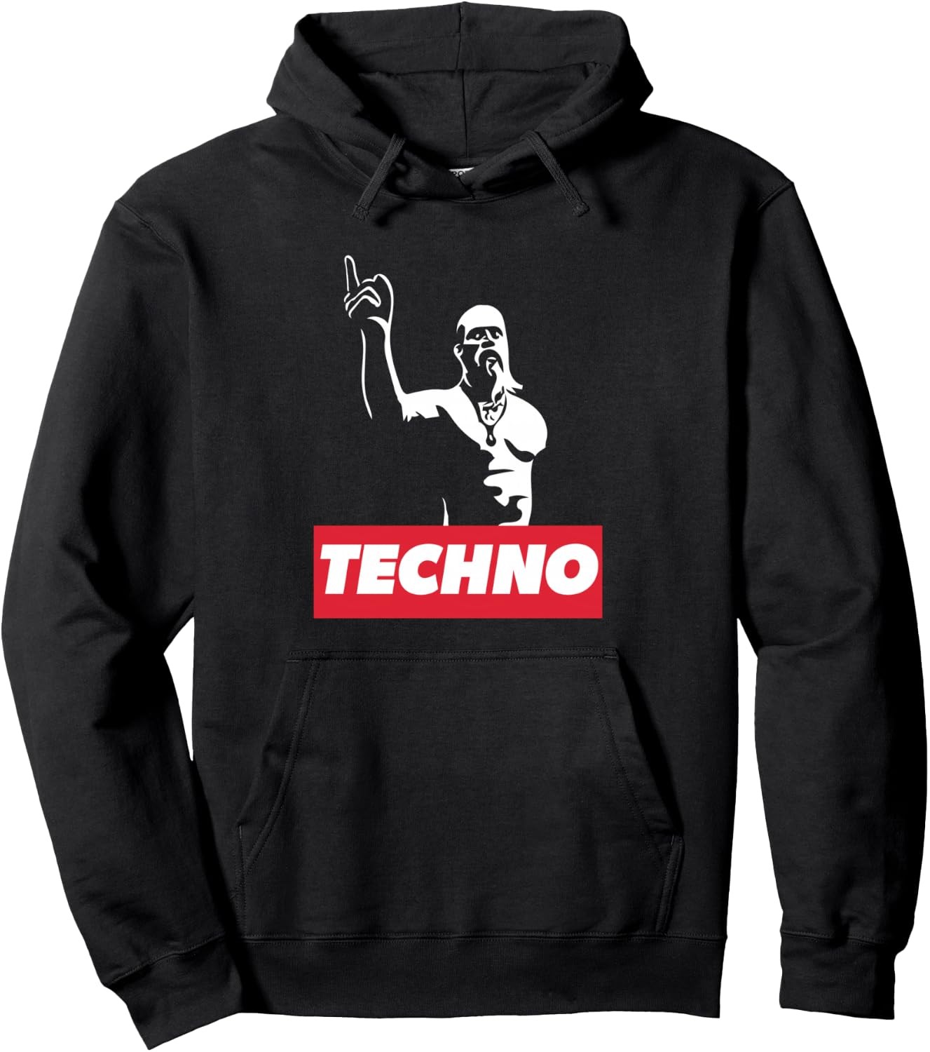 sweat a capuche techno viking teuf rave warehouse musique electronique